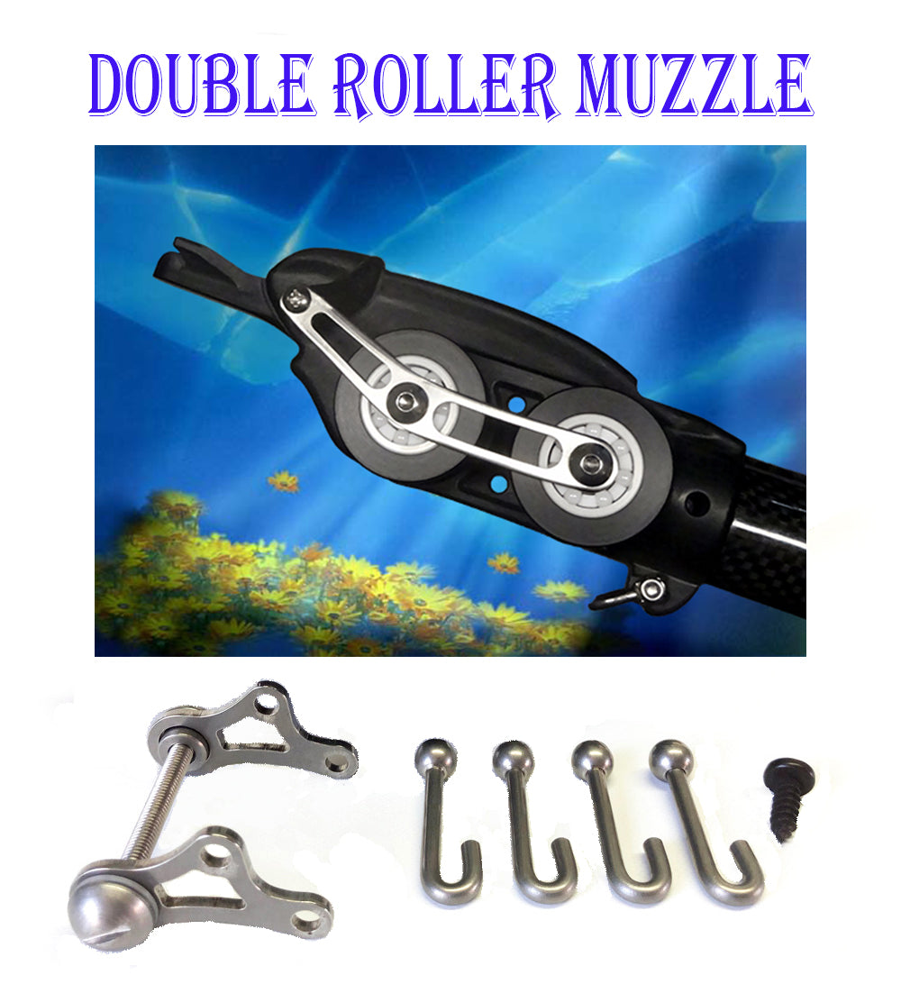 Rubber Anchor kit for Double Roller Muzzle fit Rob Allen Speargun