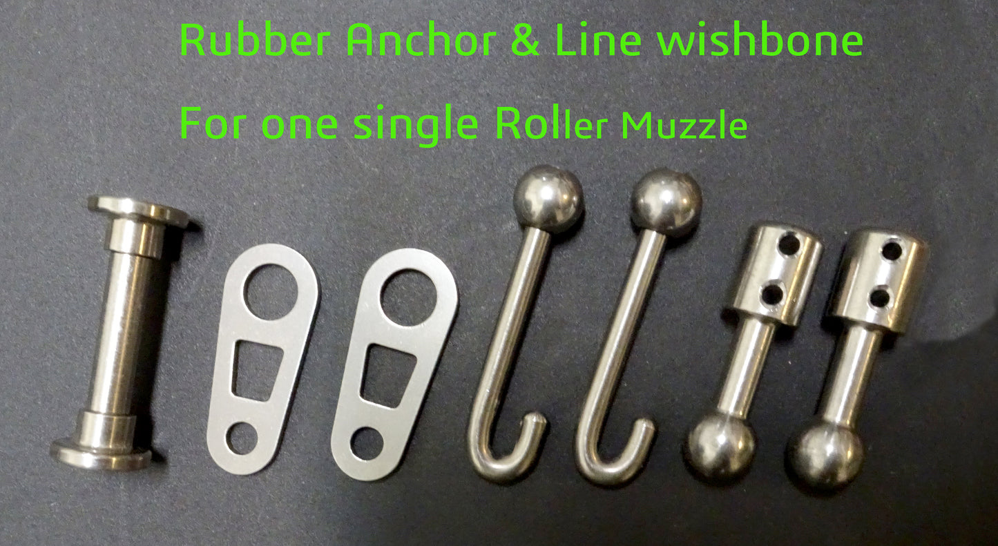 Line Anchor and Line wishbone for Roller Muzzle