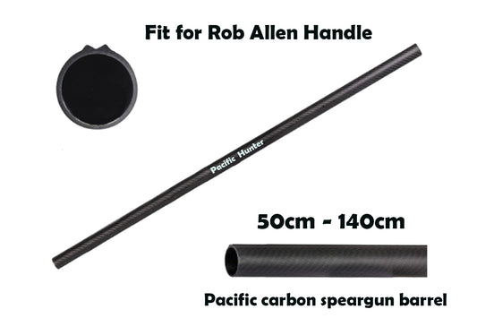 Carbon Rail Barrel for Rob Allen Speargun upgrade