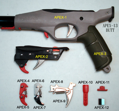 Trigger for RABITECH & MAKO speargun APEX 2000 APEX 3000 handle