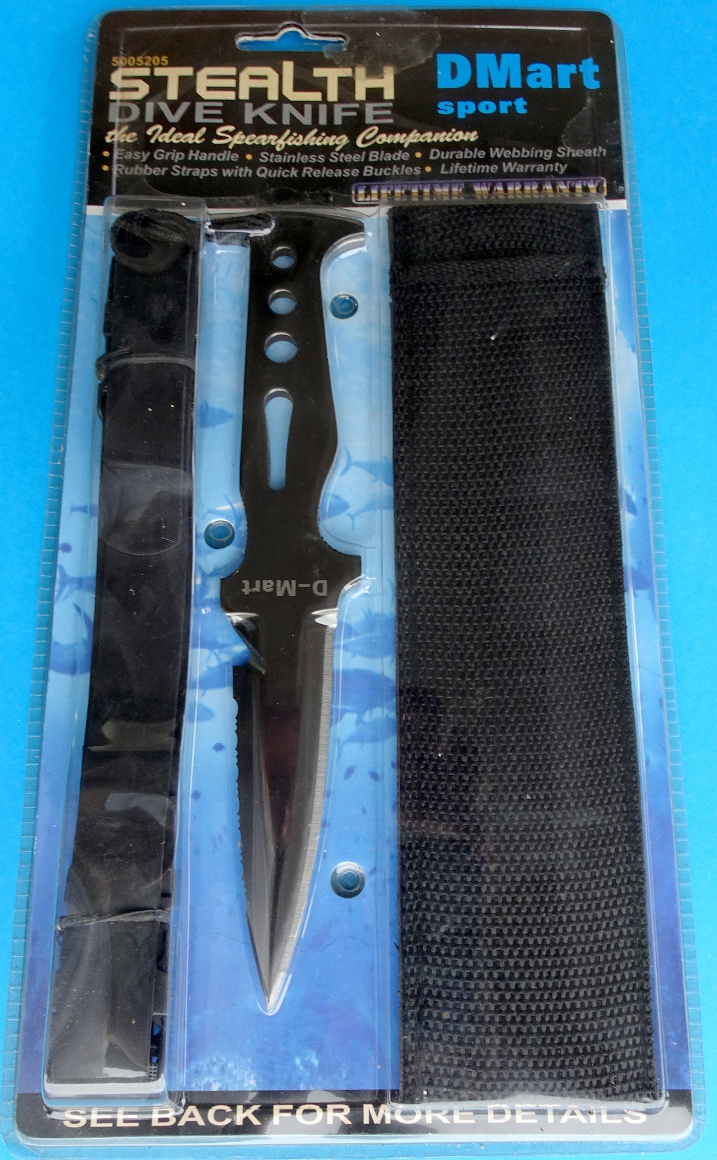 Spearfishing Knife ( 5 mm Blade )