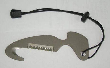 Titanium one piece Pocket knife